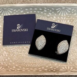 Swarovski Sparkling Silver Earrings
